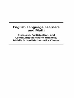 cover image of English Language Learners and Math